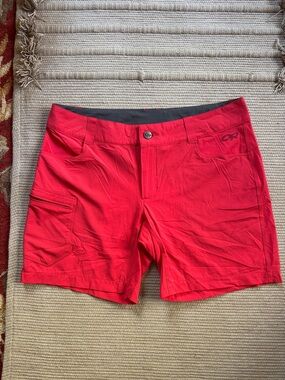 Outdoor Reaearch Ferrosi shorts adventure hike climb bright coral women’s 10 NEW